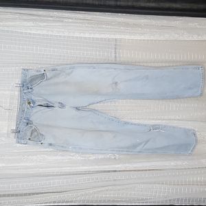 Wrangler Distressed Light Wash Denim Jeans Men's Size W36xL34